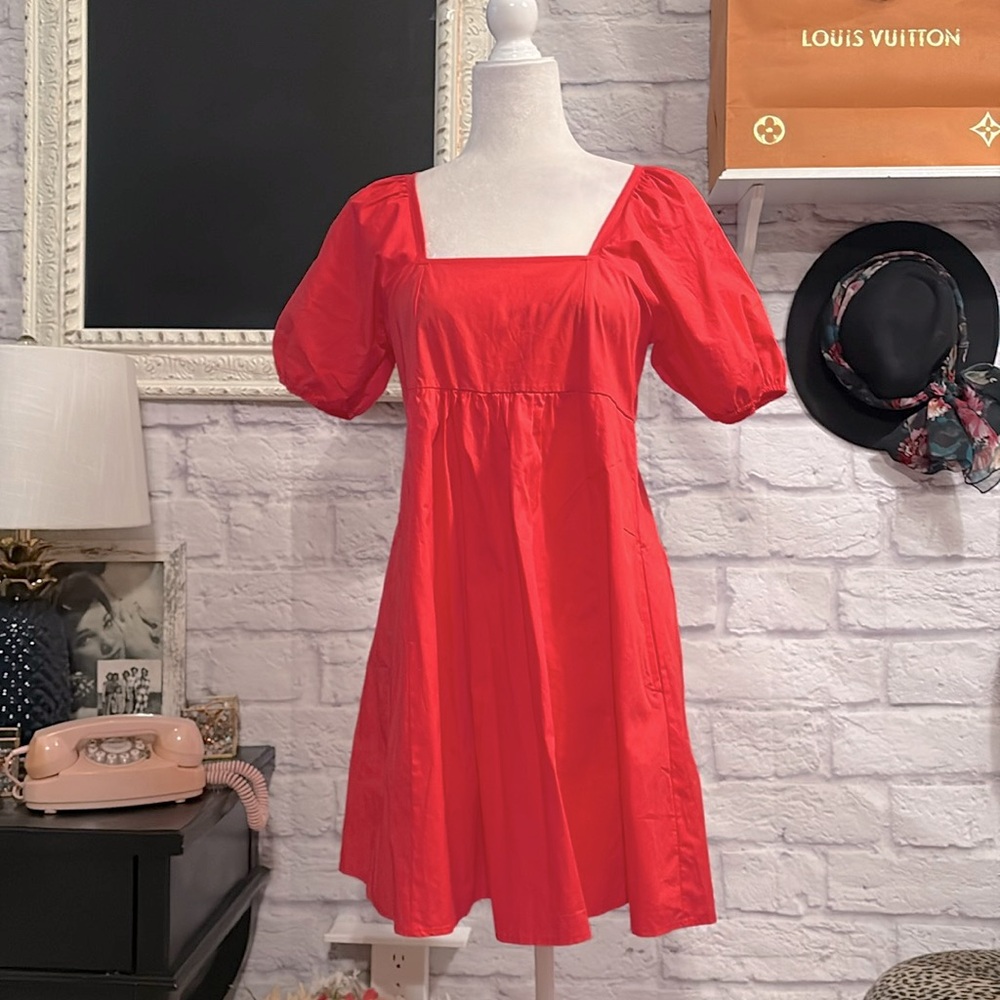 NWT Draper James dress women's small hibiscus